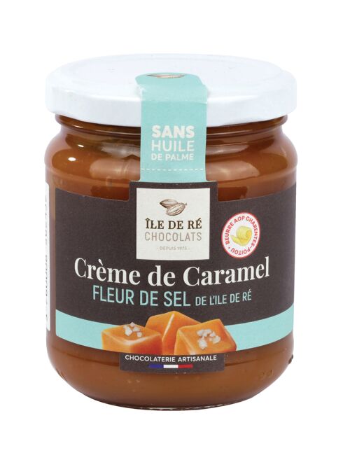 Crème Caramel Fleur de Sel 250g - CARAMELS, COULIS ET TARTINABLES : LES TARTINABLES