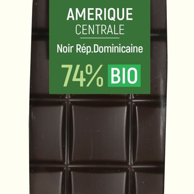 Dark Tablet 74% Dominican Republic ORGANIC 100g - ORGANIC RANGE: THE TABLETS