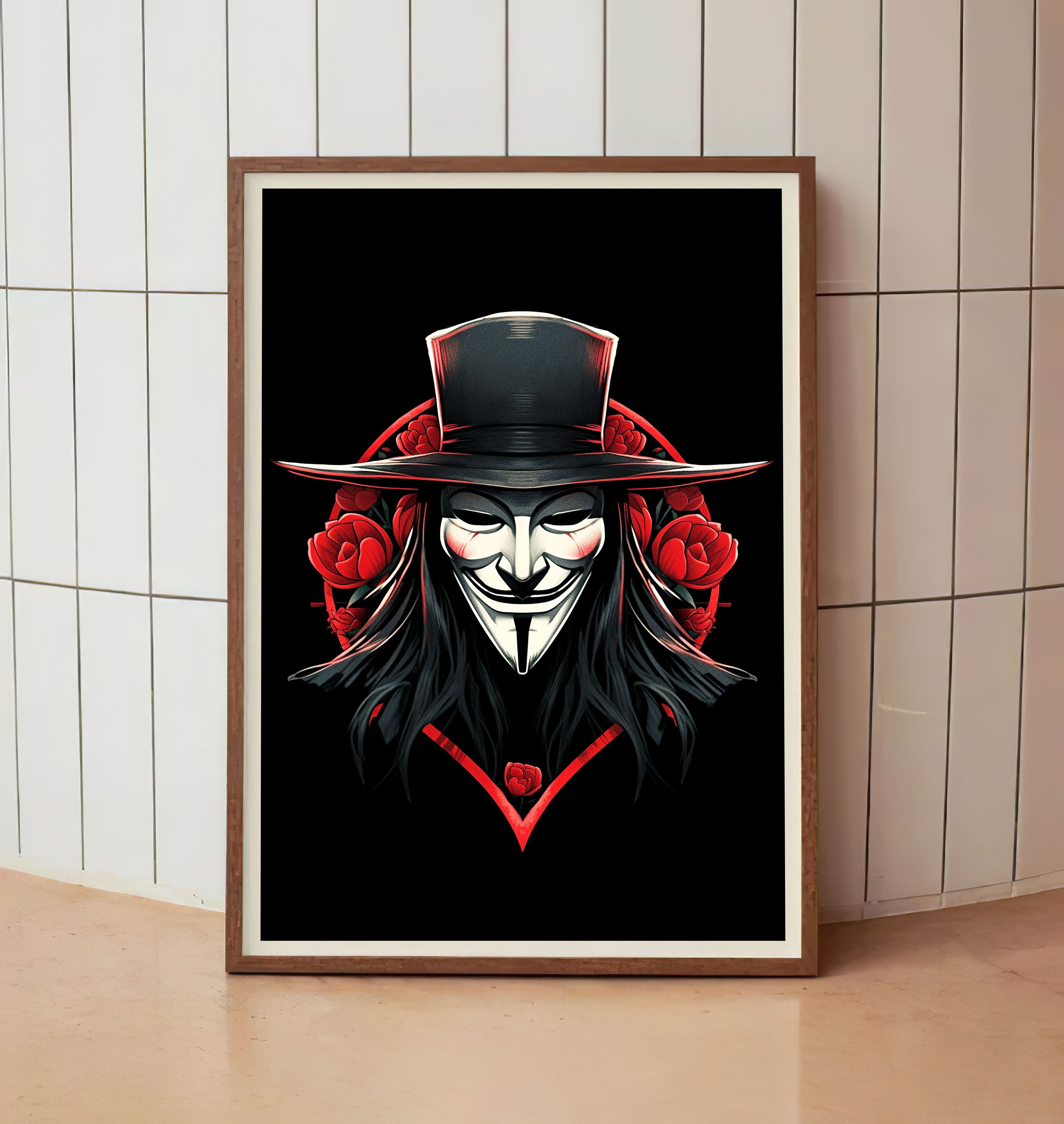 Cartel de V de Vendetta