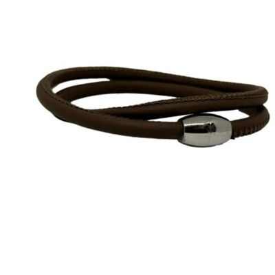 Nappa Leather bracelet Brown