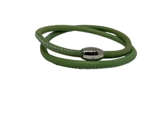 Nappa Leather bracelet Green