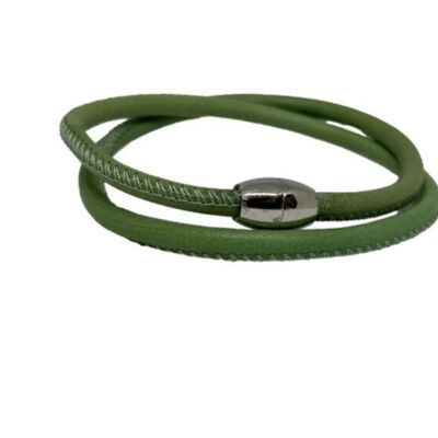 Nappa Leather Bracelet Green