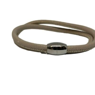 Bracciale in Nappa Marrone Chiaro