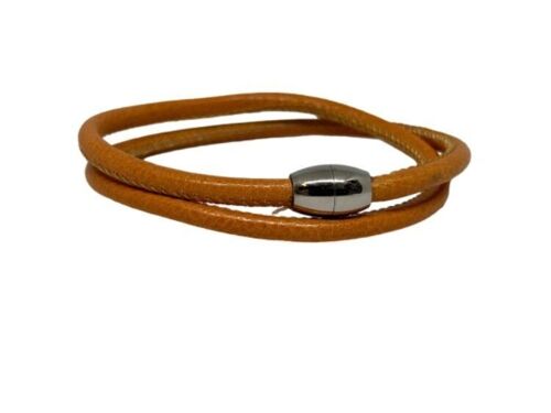 Nappa Leather Bracelet Medium Brown