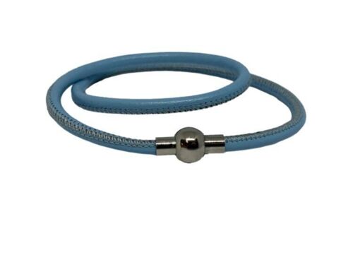 Nappa Leather bracelets blue