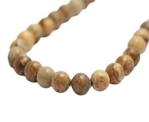 NATURAL STONES-8MM-PICTURE JASPER