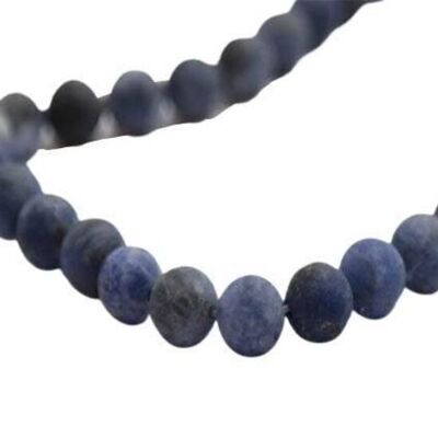 PIERRES NATURELLES-8MM-SODALITE GIVRÉ