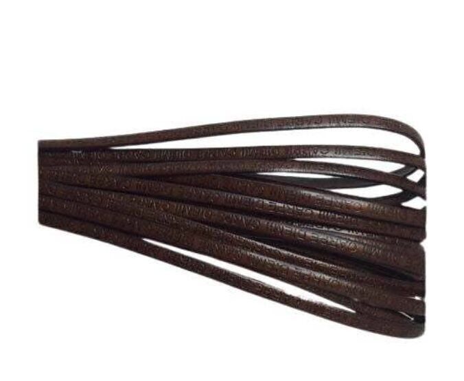 ECHTES FLACHLEDER - CARPIDIEM - DUNKELBRAUN