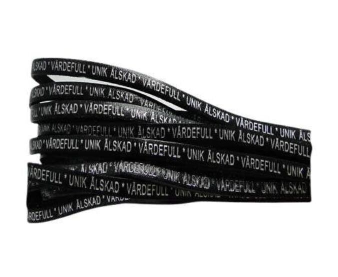 VERA PELLE PIATTA-LEV SKRATTA ÄLSKA * -NERO-5MM