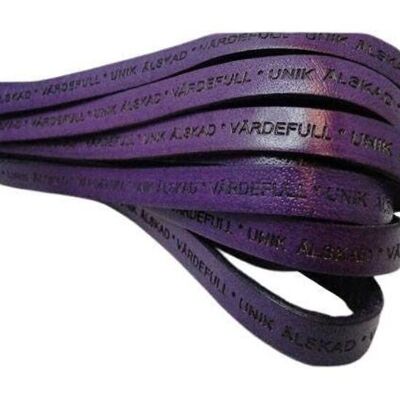 PIEL REAL PLANA-LEV SKRATTA ÄLSKA-10MM- MORADO