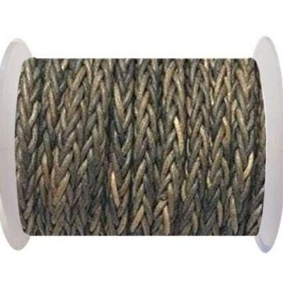 ROUND BRAIDED BOLO CORDS - 6MM-VINTAGE GREY