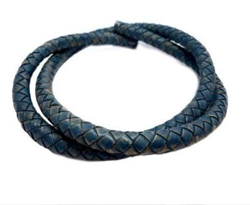 ROUND BRAIDED LEATHER CORD - 12MM - SE_PB 15