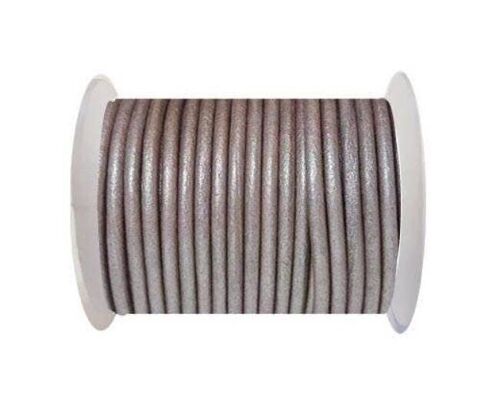 Round Leather Cord - 3MM - SE.M.Taupe