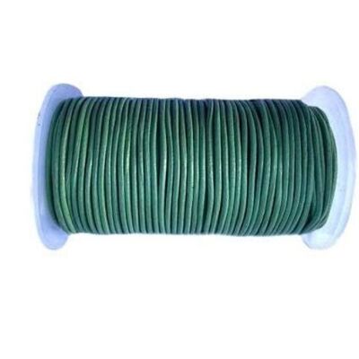 Round Leather Cord-1,5mm- GREEN