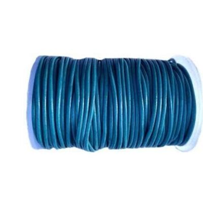 Round Leather Cord-1,5mm- Turquoise P014