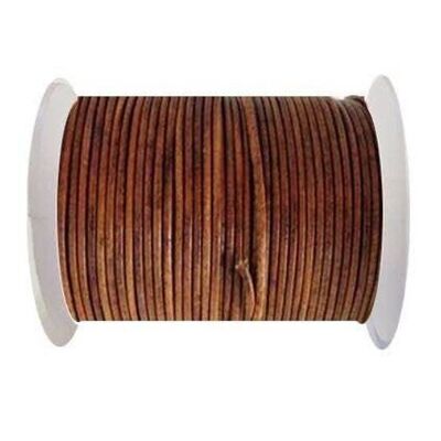 Round Leather Cord-1,5mm-Natural light brown