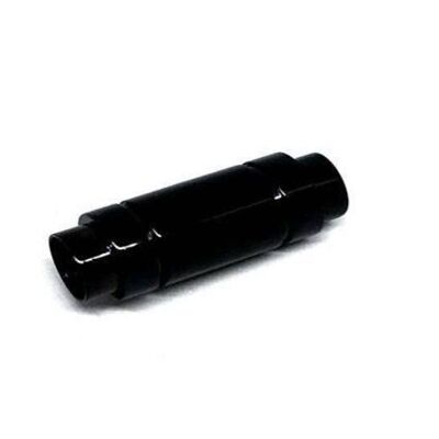 STAINLESS STEEL MAGNETIC CLASP,BLACK ,MGST-12 6MM