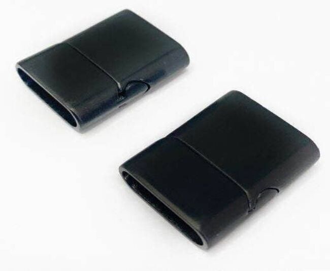 EDELSTAHL-MAGNETVERSCHLUSS, SCHWARZ MATT, MGST-32-18*5MM