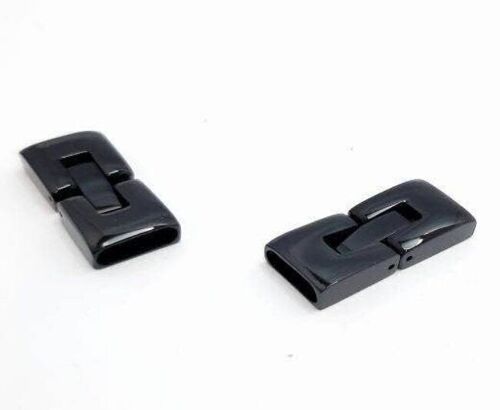 STAINLESS STEEL MAGNETIC CLASP,BLACK,MGST-14-10*2.5MM