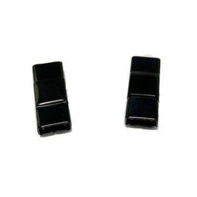 STAINLESS STEEL MAGNETIC CLASP,BLACK,MGST-165