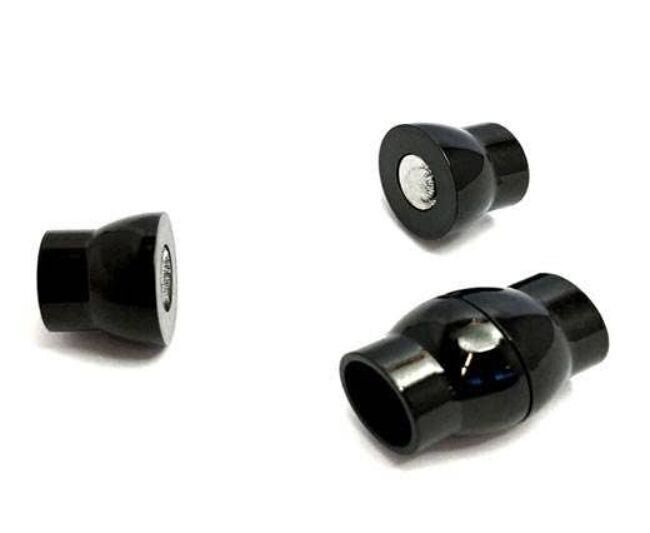 EDELSTAHL-MAGNETVERSCHLUSS, SCHWARZ, MGST-19 12 MM