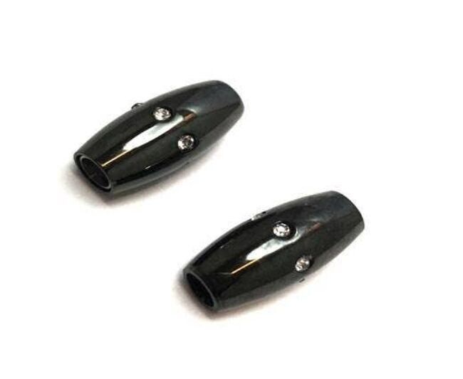 EDELSTAHL-MAGNETVERSCHLUSS, SCHWARZ, MGST-221 4 MM