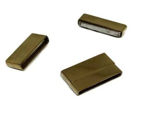 STAINLESS STEEL MAGNETIC CLASP,GOLD,MGST-105-20*2,5MM