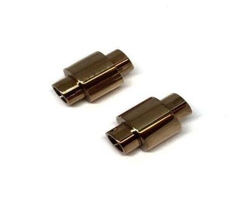 STAINLESS STEEL MAGNETIC CLASP,GOLD,MGST-11 5MM