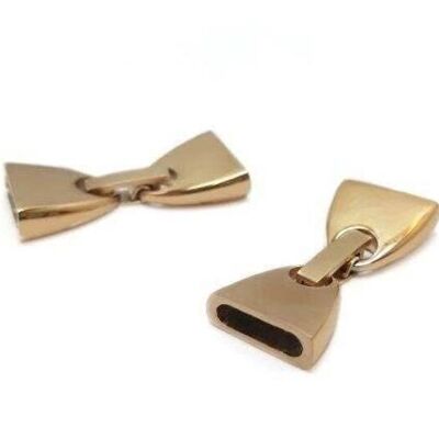 STAINLESS STEEL MAGNETIC CLASP,GOLD,MGST-110-10*2.5MM