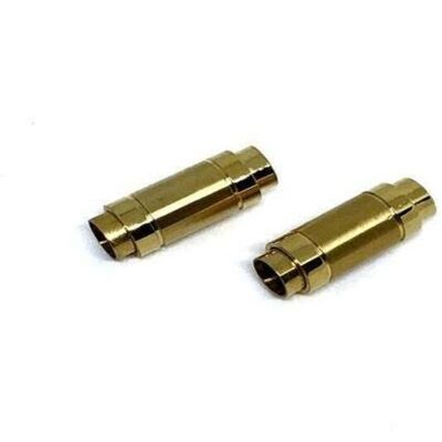 STAINLESS STEEL MAGNETIC CLASP,GOLD,MGST-12 6MM