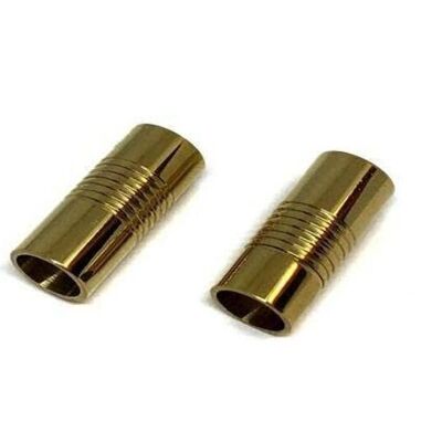 STAINLESS STEEL MAGNETIC CLASP,GOLD,MGST-15 8MM