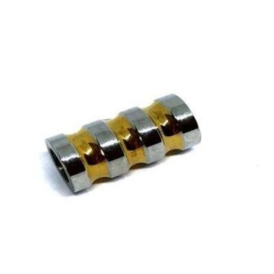 STAINLESS STEEL MAGNETIC CLASP,GOLD,MGST-158 6MM