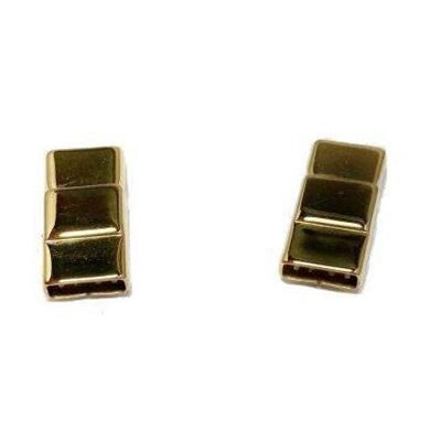 STAINLESS STEEL MAGNETIC CLASP,GOLD,MGST-165