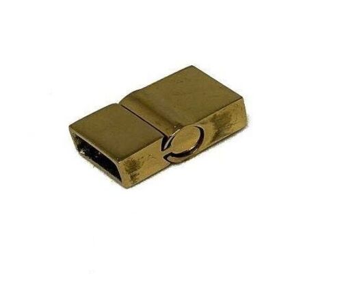 STAINLESS STEEL MAGNETIC CLASP,GOLD,MGST-30-10*5MM