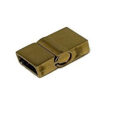 STAINLESS STEEL MAGNETIC CLASP,GOLD,MGST-30-10*5MM