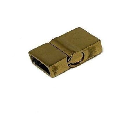 STAINLESS STEEL MAGNETIC CLASP,GOLD,MGST-30-10*5MM
