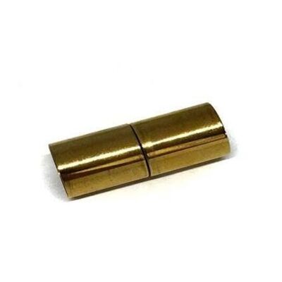 STAINLESS STEEL MAGNETIC CLASP,GOLD,MGST-36 10MM