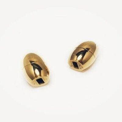 STAINLESS STEEL MAGNETIC CLASP,GOLD,MGST-44