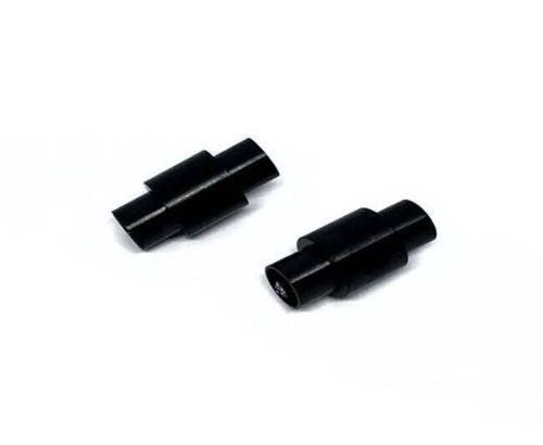 STAINLESS STEEL MAGNETIC CLASP,MATT BLACK,MGST-11 6MM