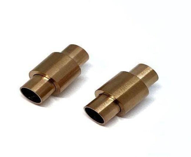 MAGNETVERSCHLUSS AUS EDELSTAHL, MATTROSEGOLD, MGST-11 6 MM
