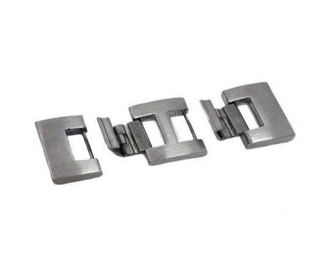STAINLESS STEEL MAGNETIC CLASP,MATT STEEL,MGST-52-20*3.5MM