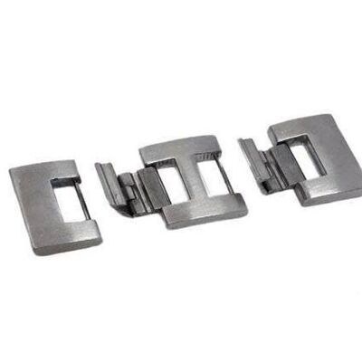 STAINLESS STEEL MAGNETIC CLASP,MATT STEEL,MGST-52-20*3.5MM