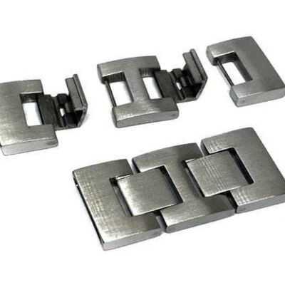 STAINLESS STEEL MAGNETIC CLASP,MATT,MGST-105-20*2,5MM