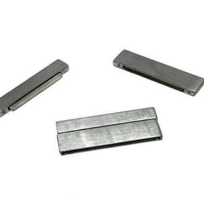 STAINLESS STEEL MAGNETIC CLASP,MATT,MGST-105-40*3MM