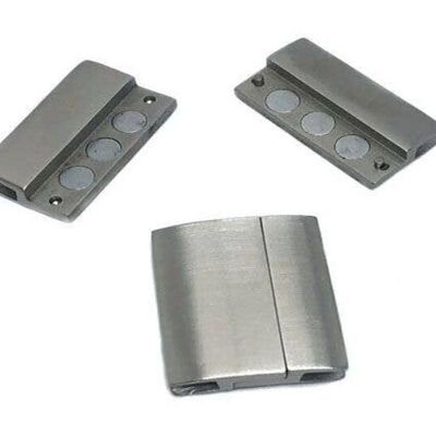 STAINLESS STEEL MAGNETIC CLASP,MATT,MGST-111-30*3,5MM