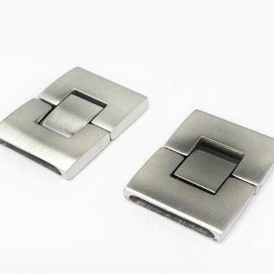 STAINLESS STEEL MAGNETIC CLASP,MATT,MGST-14-14*2,5MM