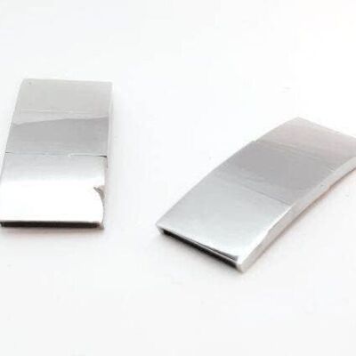 STAINLESS STEEL MAGNETIC CLASP,MATT,MGST-154-15,5*2MM