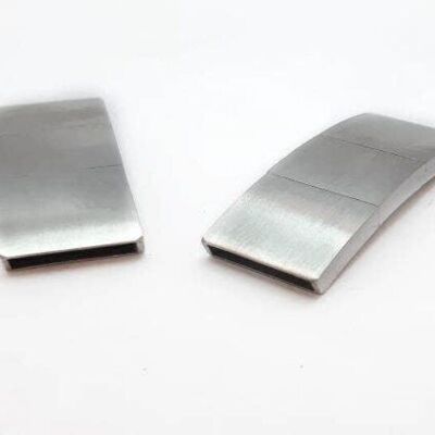 STAINLESS STEEL MAGNETIC CLASP,MATT,MGST-160-15*3MM