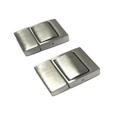 STAINLESS STEEL MAGNETIC CLASP,MATT,MGST-168-14*3.5MM