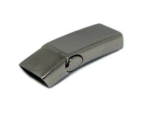 STAINLESS STEEL MAGNETIC CLASP,MATT,MGST-181-11*6MM